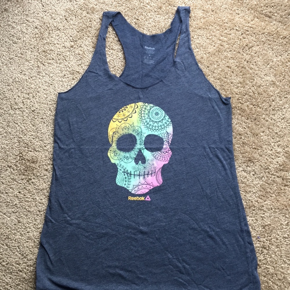 Reebok tank top sugar skull. CrossFit